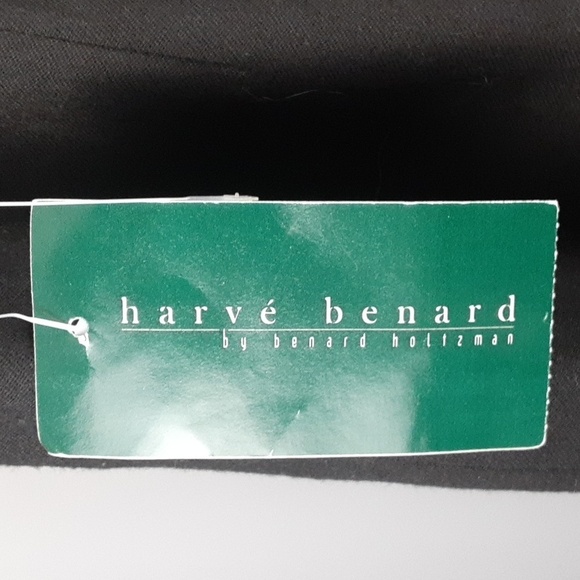 Harve Benard Button Front Wool Wide Leg Trouser Pants - Picture 9 of 10